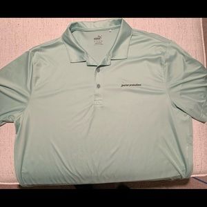 Green Puma Golf Polo
